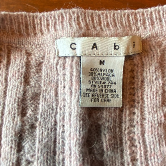 Cabi sweater alpaca/wool/nylon blend Size M - Picture 3 of 6